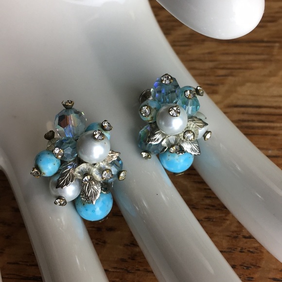 Vintage Vendome Retro Mid Century Earrings - Picture 2 of 15